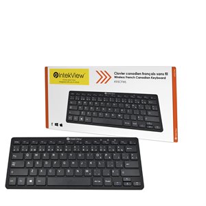 Wireless IntekView Mini-Keyboard French Canadian 11''